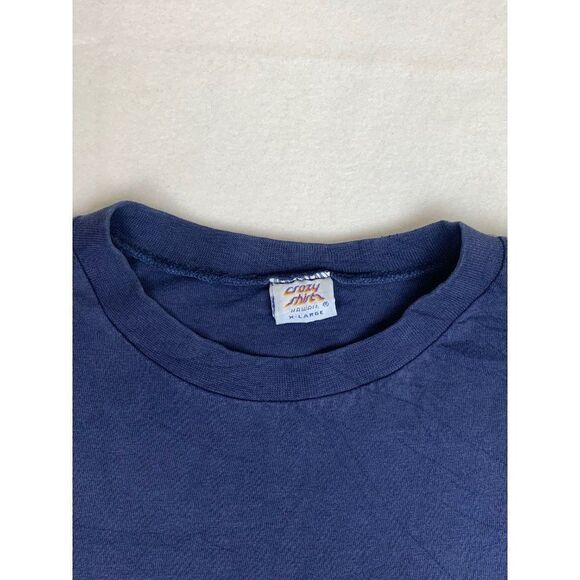 Vintage Carmel By The Sea Shark T-Shirt Blue XL Bay Area Monterey Ocean - Picture 4 of 8